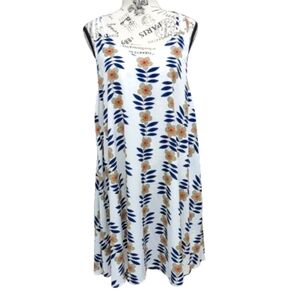Molly Bracken women's floral sleeveless dress size M